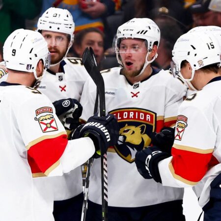 Маршан из «Пантерз» удален до конца игры после драки с Гостисбером