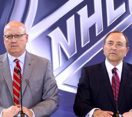 Встреча руководства НХЛ и NHLPA с прессой перед драфтом