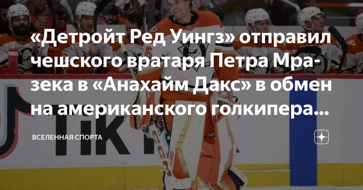 Preview «Анахайм Дакс» обменяли многолетнего вратаря Джона Гибсона в «Детройт Ред Уингз»