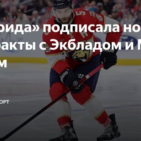 Аарон Экблад подписал восьмилетний контракт с «Флорида Пантерз»