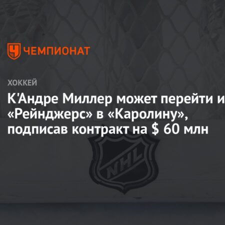 К’Андре Миллер с нетерпением ждет нового старта в «Каролине» после обмена из «Рейнджерс»