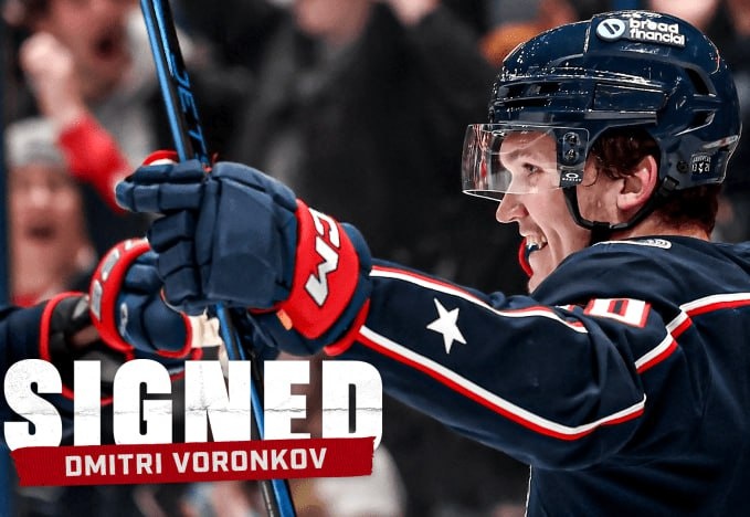 Preview Воронков продолжит играть за «Коламбус»: подписан новый контракт