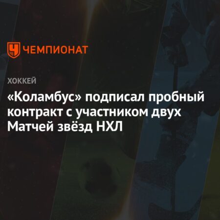 «Коламбус Блю Джекетс» заключили пробный контракт с защитником Бренданом Смитом
