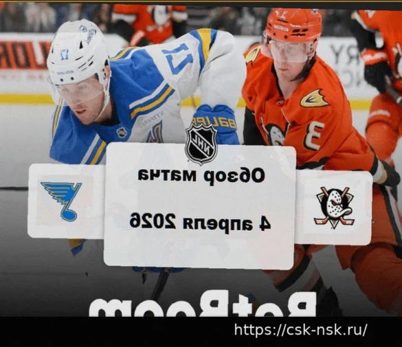 «Сент-Луис» обыграл «Анахайм» со счетом 6:2 в НХЛ